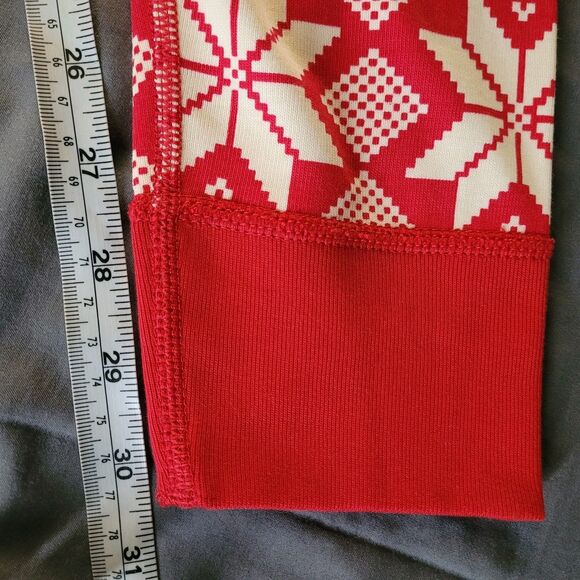 Hanna Andersson Snowflake Christmas Organic Cotton Pajama Set Womens M Long John - Picture 7 of 10